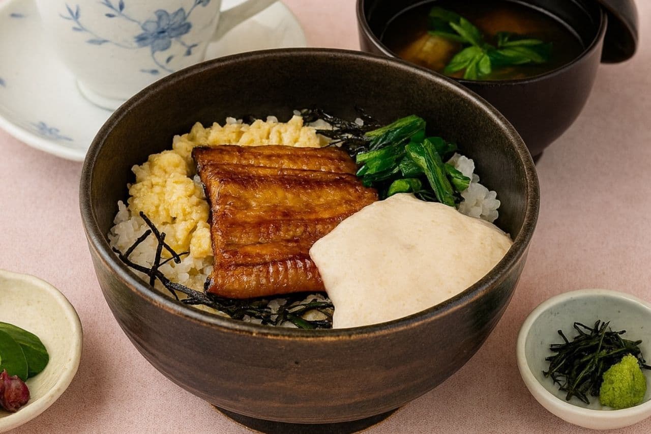 鰻 湯葉とろ丼